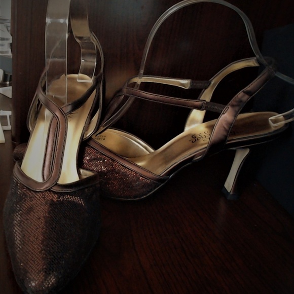 9.2.5 Shoes - PM Collection by 9.2.5 -. Sparkly Brown